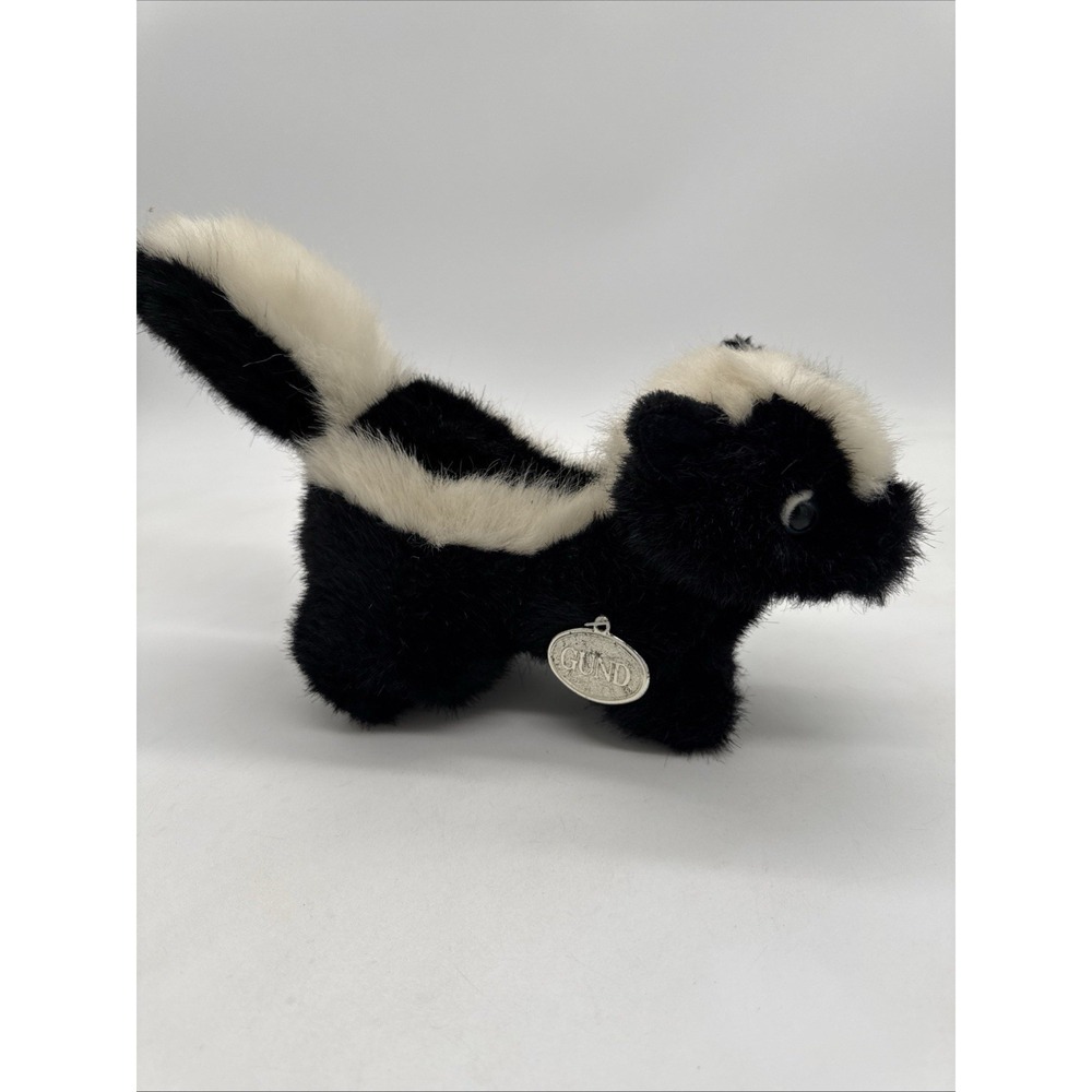 RARE Vintage Gund Plush Jasmine the Skunk Blue Eyes‎ With Gund Tag 1987